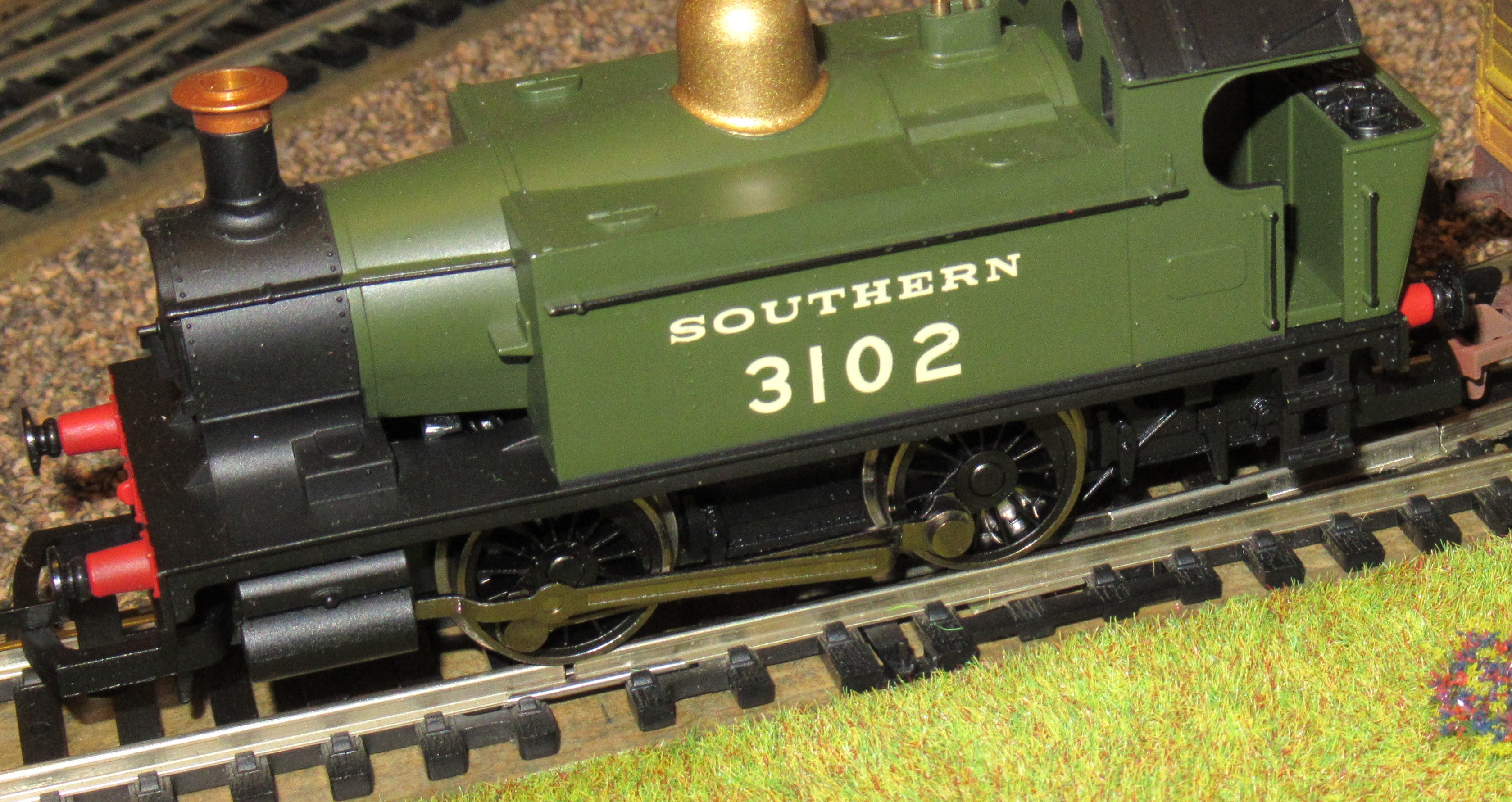 Model of a Southern Railway steam locomotive